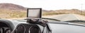 GPS device in a car Royalty Free Stock Photo