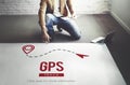 GPS Global Position Search Technology Track Concept