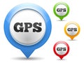 GPS Icon Royalty Free Stock Photo