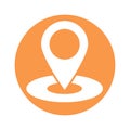 Gps Isolated Vector icon which can be easily modified or edited Royalty Free Stock Photo