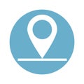 Gps Isolated Vector icon which can be easily modified or edited Royalty Free Stock Photo