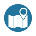 Gps Isolated Vector icon which can be easily modified or edited Royalty Free Stock Photo
