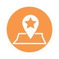 Gps Isolated Vector icon which can be easily modified or edited Royalty Free Stock Photo