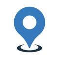 Gps, locate, location icon. Simple editable vector design isolated on a white background