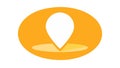 GPS Location Pin Icon for Navigation and Geotagging Services, vector design Generative AI Royalty Free Stock Photo