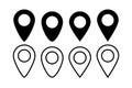 GPS markers for precise location tracking and navigation. GPS, markers, location, tracking, navigation, coordinates, mapping,