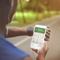 GPS Navigation Directions Location Map Concept Royalty Free Stock Photo