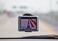 GPS navigator in car Royalty Free Stock Photo