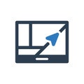 Gps Navigator Device Icon Royalty Free Stock Photo