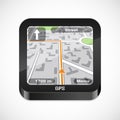 Gps navigator icon Royalty Free Stock Photo