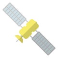 GPS Satelite. Orbiting satellite illustration