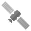 GPS Satelite. Orbiting satellite illustration