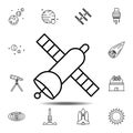 GPS, satellite, space icon. Simple thin line, outline vector element of Space icons set for UI and UX, website or mobile Royalty Free Stock Photo