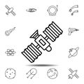 GPS, satellite, space icon. Simple thin line, outline vector element of Space icons set for UI and UX, website or mobile Royalty Free Stock Photo