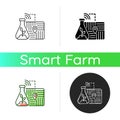 GPS soil sampling icon