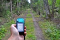 GPS trekking Royalty Free Stock Photo