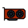 GPU Icon Royalty Free Stock Photo