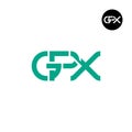 GPX Logo Letter Monogram Design Royalty Free Stock Photo