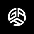 GRA letter logo design on white background. GRA creative initials letter logo concept. GRA letter design