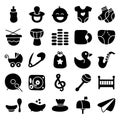 Pack Of Toys Solid Icons