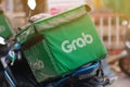 Grab food, food delivery service in Bangkok, Thailand, June 28, 2021