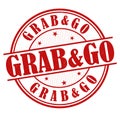 Grab and go grunge rubber stamp