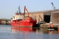 Grab hopper dredger, Admiral Day in Glasson Dock