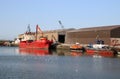 Grab hopper dredger, Admiral Day in Glasson Dock