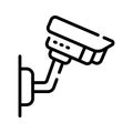 Grab this latest outline icon of security cctv camera Royalty Free Stock Photo