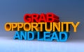 grab opportunity and lead on blue