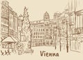 Graben street in Vienna