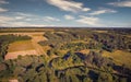 The Grabia River in the center of Poland.