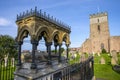 Grace Darling Tomb at St. Aidans Church in Bamburgh, UK Royalty Free Stock Photo