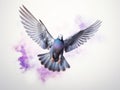 Grace in Motion: Captivating Shot of a Pigeon in Flight