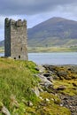 Grace O`Malley`s Castle, consisting of the Kildavnet Tower Irish name CaisleÃÂ¡n GhrÃÂ¡inne Royalty Free Stock Photo