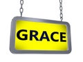 Grace on billboard Royalty Free Stock Photo