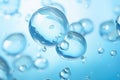 Graceful air bubbles water. Generate Ai Royalty Free Stock Photo