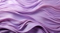Graceful drapes close-up of silky purple fabric with elegant wrinkles