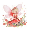 Graceful fairy tale vector