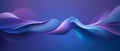 Graceful flowing lines and gradients of lilac and blue shades