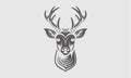 Graceful and Majestic Deer in Vector Art: A Stunning Illustration of a Powerful Wildlife Symbol