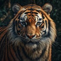 Graceful Power: Captivating Portrait of a Tiger