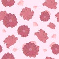 Graceful seamless floral pattern