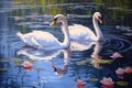 Graceful Swans - Generative AI