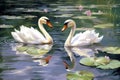 Graceful Swans - Generative AI