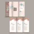 Graceful tri-fold brochure design