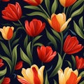 Graceful watercolor floral artwork