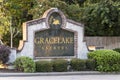 Gracelake Estates Sign Lumberton, Texas Royalty Free Stock Photo