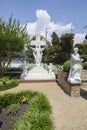 Graceland Statues in The Meditation Garden