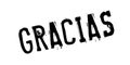 Gracias rubber stamp Royalty Free Stock Photo